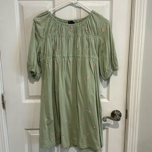 ASOS design mini babydoll dress mint green. US SIZE 6. Worn once.